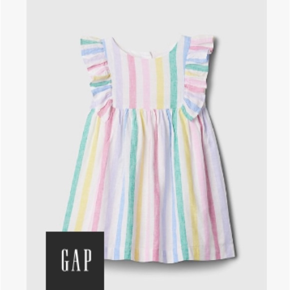 GAP Multicolor Striped Dress